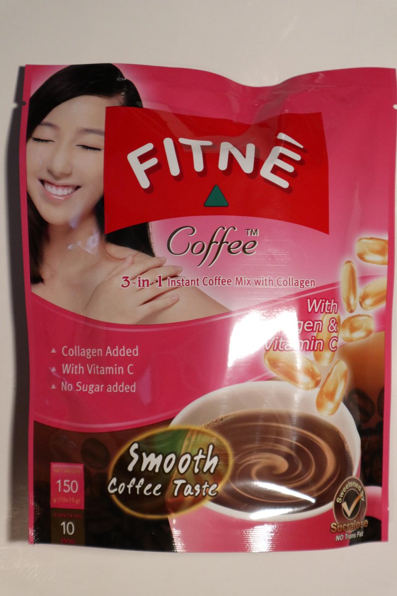 Fitné Coffee 3-in-1 instant coffee mix with collagen