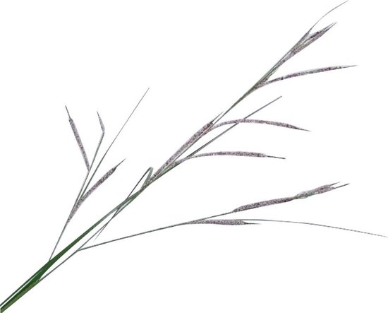 Silk-ka Zijden bloem-Kunst bloem Gras tak Paars Lengte 134 cm