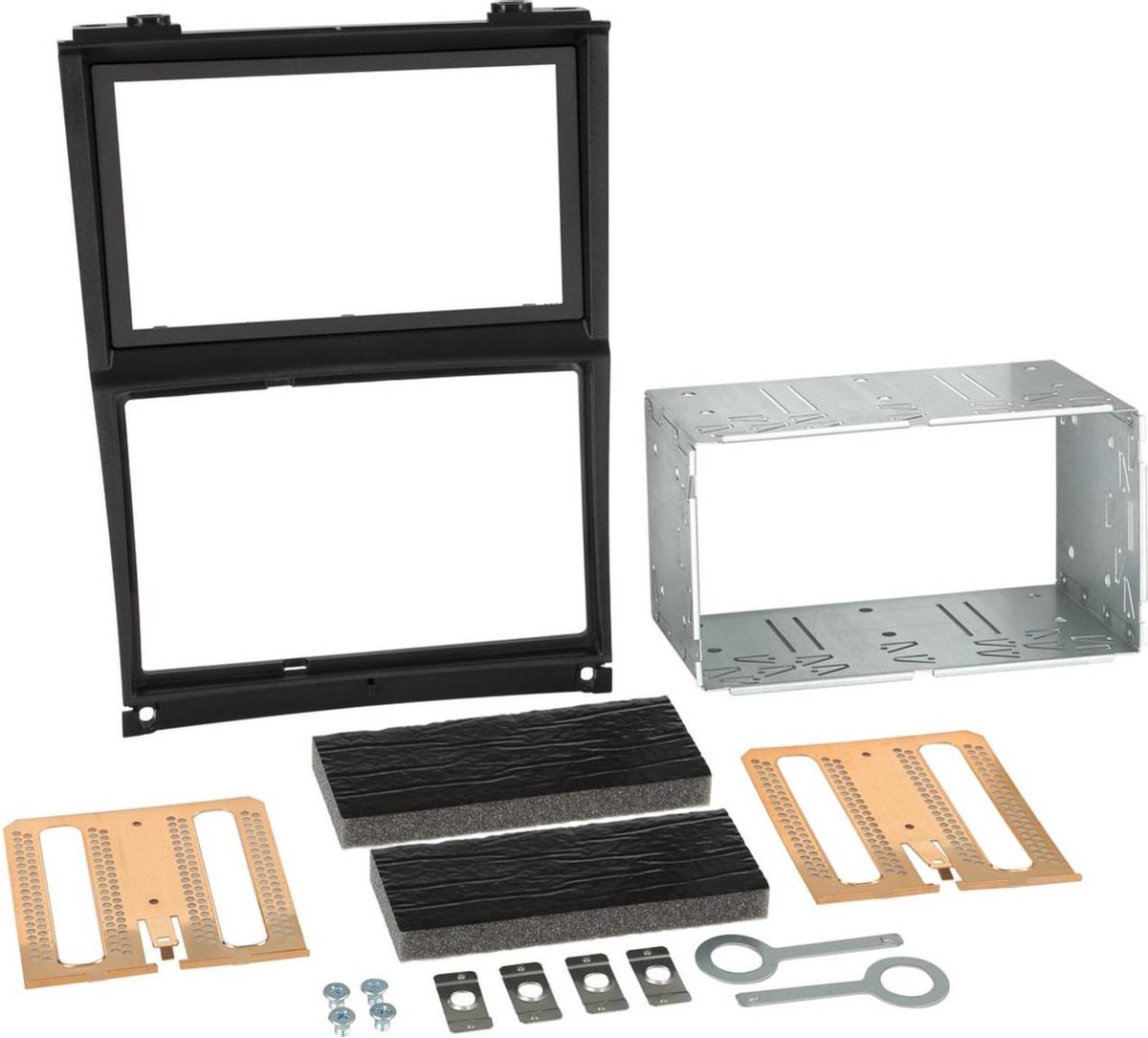 2-DIN Paneel Scania R-Serie 2012-2019 Kleur: Zwart