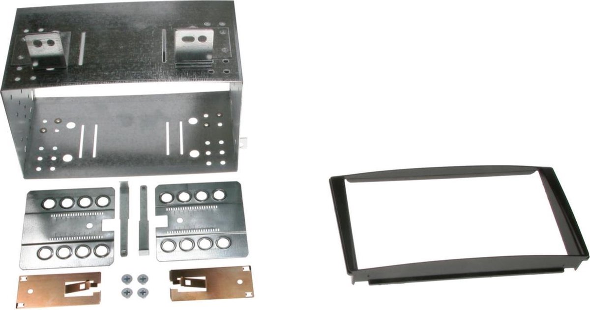 2-DIN Paneel geschikt voor Kia Cee'd 2007-2011 - Kleur: Zwart