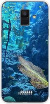 Samsung Galaxy A6 (2018) Hoesje Transparant TPU Case - Coral Reef #ffffff