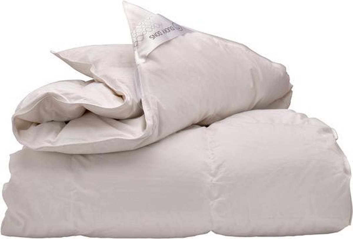 D'Orveige Dons Dekbed - Enkel - 100% Dons (Warmteklasse 1) - Eenpersoons - 140x220 cm - Wit