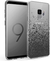 iMoshion Design voor de Samsung Galaxy S9 hoesje - Spetters - Zwart