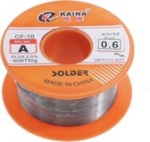 WiseGoods Soldeertin - Soldeerdraad Op Rol met Flux Kern - Soldeerpasta - Solderen - 100 g - 1 mm - Tin