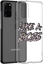 iMoshion Design voor de Samsung Galaxy S20 Plus hoesje - Like A Boss - Paars / Zwart