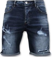 Korte Broek Heren - Jeans Short - 9082 - Blauw