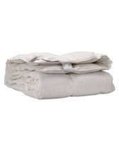 iSleep Couette en duvet - Simple - 100% duvet (classe de chauffage 2) - Lits jumeaux - 240x220 cm - Blanc
