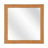 Spiegel met Vlakke Houten Lijst - Beuken - 20x20 cm
