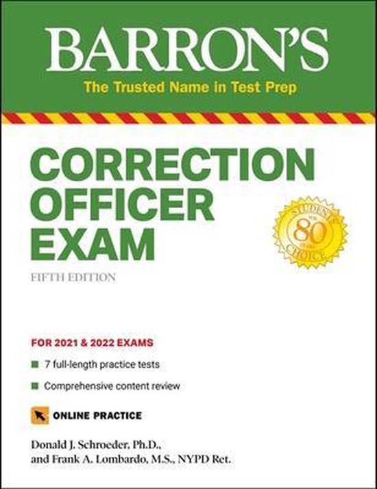 Correction Officer Exam 9781438012933 Donald J. Schroeder Boeken