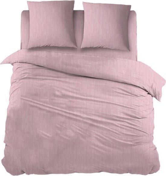 Snoozing Brigitte - Dekbedovertrek - Tweepersoons - 200x200/220 cm + 2 kussenslopen 60x70 cm - Pink