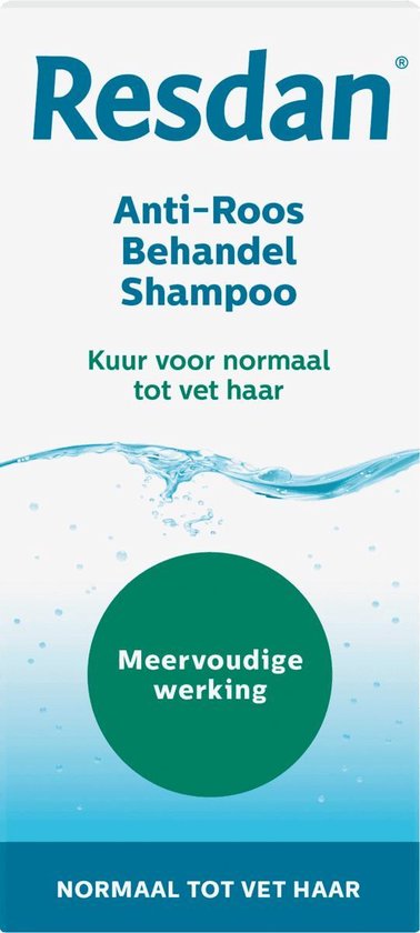 Resdan Anti-Roos Shampoo Normaal tot Vet Haar 125 ml