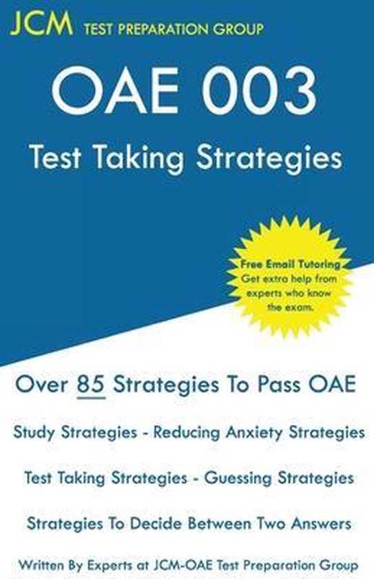 OAE 003 - Test Taking Strategies - cover