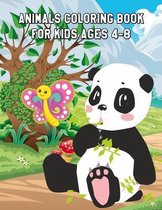 Animals Coloring Book for Kids Ages 4-8: Cute Animals