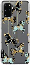 Casetastic Samsung Galaxy S20 Plus 4G/5G Hoesje - Softcover Hoesje met Design - Carousel Horses Print