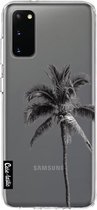 Casetastic Samsung Galaxy S20 4G/5G Hoesje - Softcover Hoesje met Design - Palm Tree Transparent Print