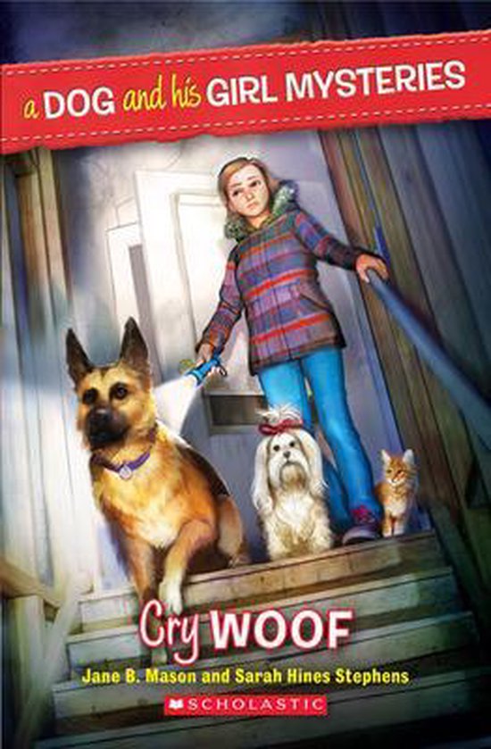 Boek cover A Dog and His Girl Mysteries #3: Cry Woof van Sarah Hudson (Onbekend)