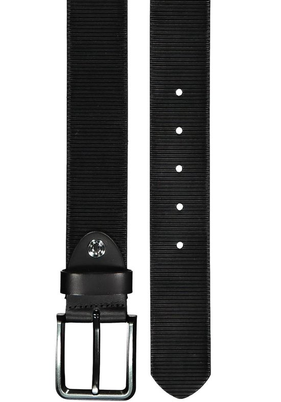 Stretch-Lergürtel mit ovaler Schnalle Schwarz Tommy Hilfiger Stretch-Lergürtel mit ovaler Schnalle Schwarz Tommy Hilfiger