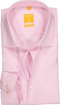 Redmond modern fit overhemd - roze - Strijkvriendelijk - Boordmaat: 39/40