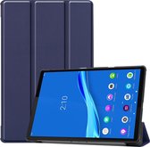 Tablet hoes geschikt voor Lenovo Tab M10 Plus (2de generatie) - Tri-Fold Book Case - 10.3 inch (TB-X606) - Donker Blauw