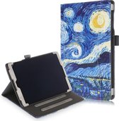 Samsung Galaxy Tab A 10.1 (2019) hoes - Wallet Book Case - Sterrenhemel