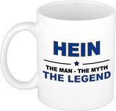 Hein The man, The myth the legend cadeau koffie mok / thee beker 300 ml