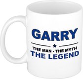 Garry The man, The myth the legend cadeau koffie mok / thee beker 300 ml