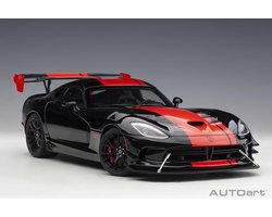 AutoArt 1/18 Dodge Viper 1:28 Special Edition ACR - Zwart