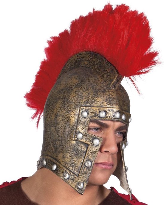 Casque de soldat romain avec crête de coq pour adulte - Attribut Habillage  | bol.com