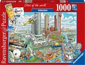 Ravensburger puzzel Fleroux Rotterdam - Legpuzzel - 1000 stukjes - Multicolor