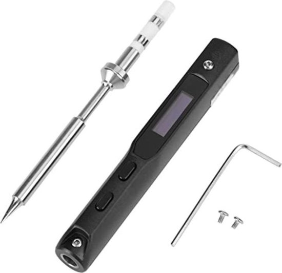 TS100 Soldering Iron Tip, Electric Pen Type Mini Stainless Steel Soldering Iron Tips Replacement for TS100 Soldering Iron (TS100-JL02