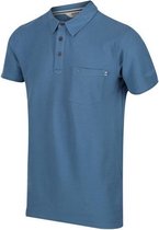 Regatta Poloshirt Barley Heren Katoen Blauw Maat Xl