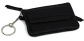 Massi Miliano Sleutel-etui  Uisex Nappa Leer -Zwart - (S-9093-6)