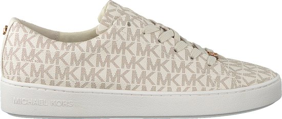 Michael Kors Keaton Lace Up Dames Sneakers - Vanille - Maat 39 | bol.com