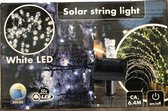 Solar String Light - White LED - Tuin - Verlichting - Zonne panel - Mooi - balkon - kerst - zomer - winter - lente - 50x led - 6,4 meter - on/off knop - docoratie