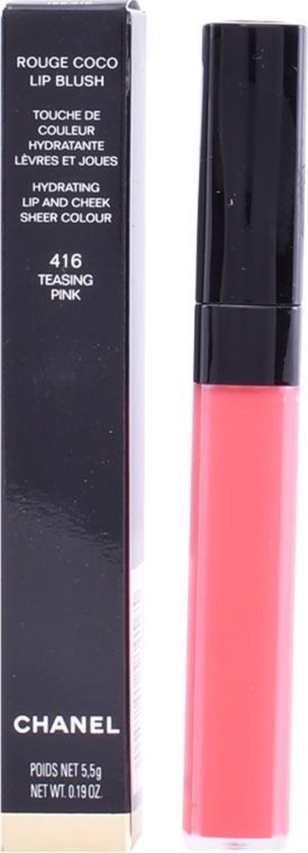 Chanel Rouge Coco Lip Blush Lip And Cheek Sheer Colour - 416 Teasing Pink -  lippen en... | bol.com