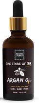 Nature Tribes - Arganolie - 100% Puur - 100% Biologisch - Argan Olie voor Haar, Huid en Gezicht - Koudgeperst - 50ML - Gezichtsverzorging