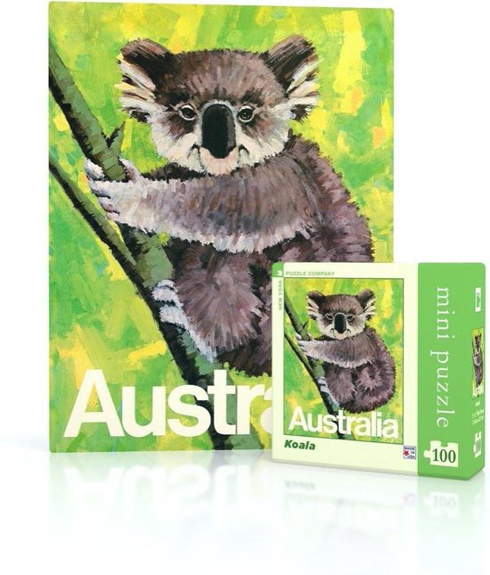 Koala - 100 Stukjes New York Puzzle Company Mini Puzzel - 0819844016838