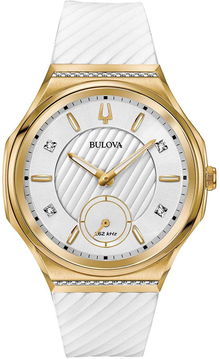BULOVA 98R237 - Horloge - Rubber - Wit - 40 mm