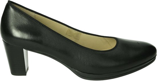 Ara High Soft dames pumps in zwart leder - Maat 41 ½