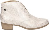 Durea 9603 H - Volwassenen VeterlaarzenHalf-hoge schoenen - Kleur: Wit/beige - Maat: 41