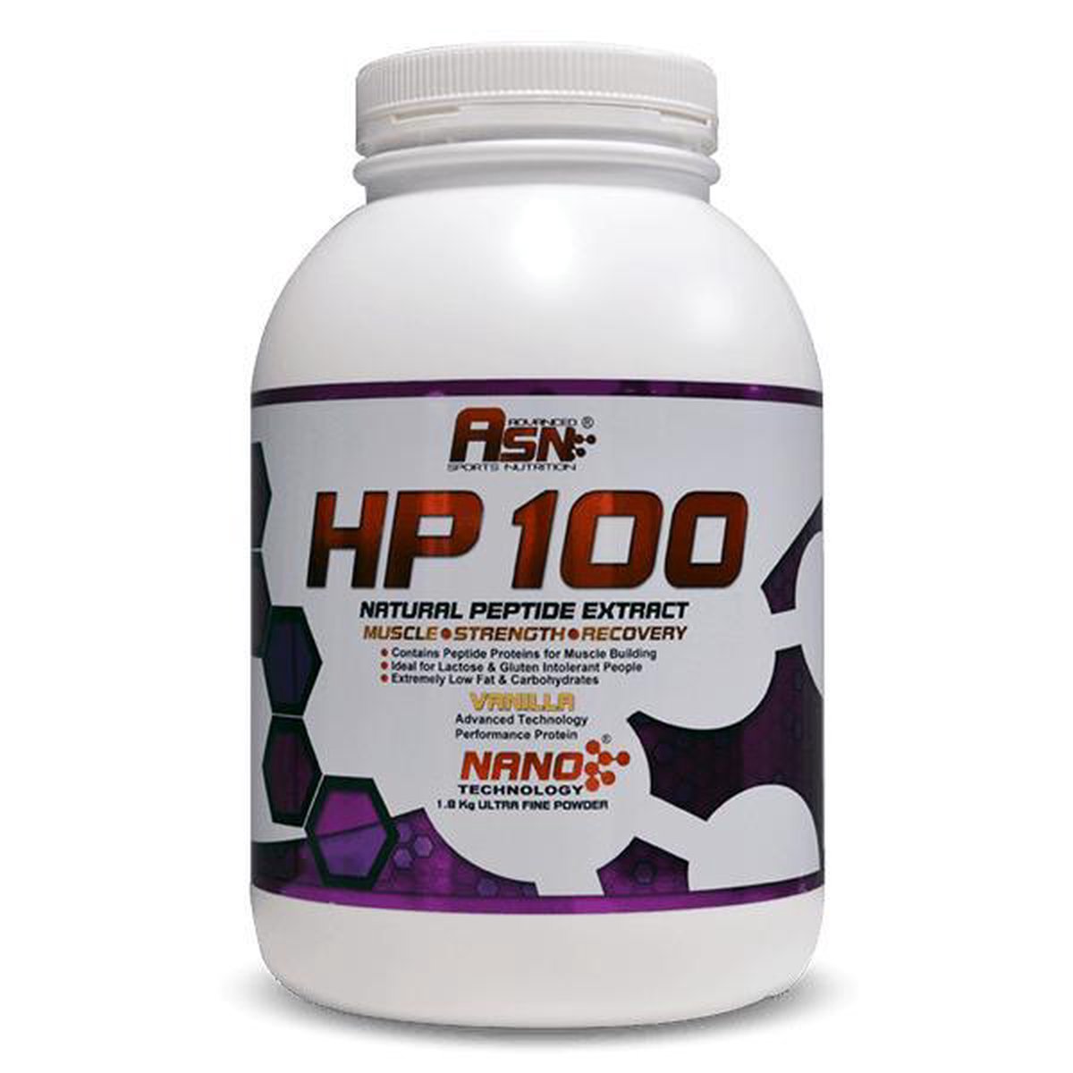 Goedkoopste ASN HP-100 Peptide Extract Proteïne, 1,8 kg Chocolate Lactose & Gluten vrij