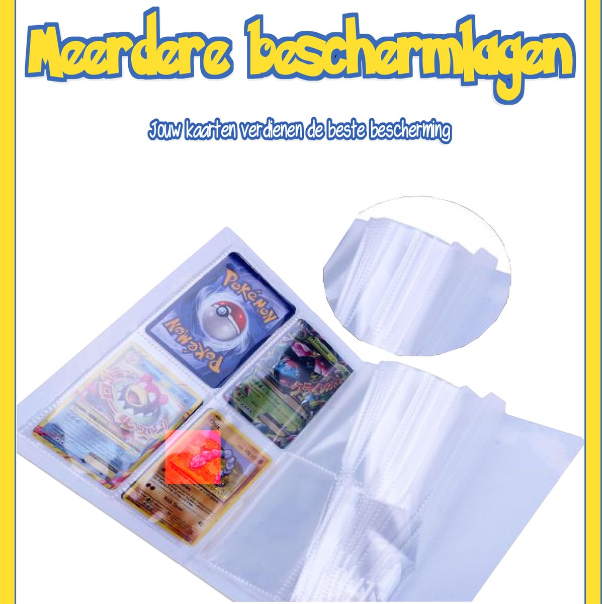 Pokémon Verzamelmap Voor Kaarten - 4 Pocket - 240 Kaarten Opslag Mewtwo Giratina
