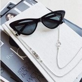 Zonnenbrilkoord - Zilveren brillenketting - Zilveren bedels - Brillenkoord Zilver | SUNNY CORDS