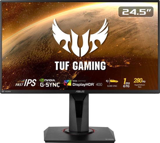 TUF VG259QM - HD IPS Gaming Monitor - 25 inch - 240hz-280hz | bol.com