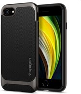 Spigen Neo Hybrid Herringbone Apple iPhone SE 2020 Hoesje - Gunmetal