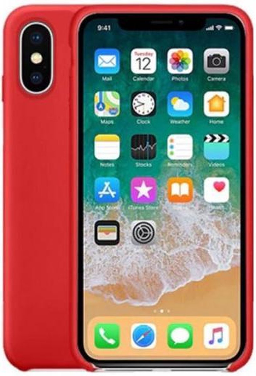 GSM-Basix Hard Back Case voor Apple iPhone X/XS Rood