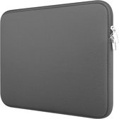 Tech Supplies - Neopreen Soft Laptop Sleeve 14 Inch - 14" laptopsleeve - oa voor Apple Macbook Air / Pro - laptophoes - Grijs