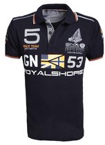 Geographical Norway poloshirt Kacing blauw - S