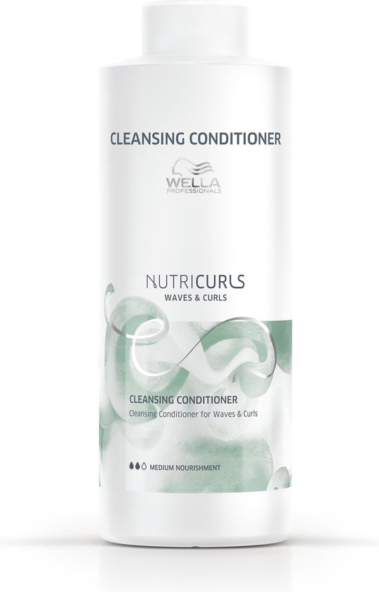 Wella Professionals Nutricurls Clean Conditioner 1000ML - Conditioner voor ieder haartype