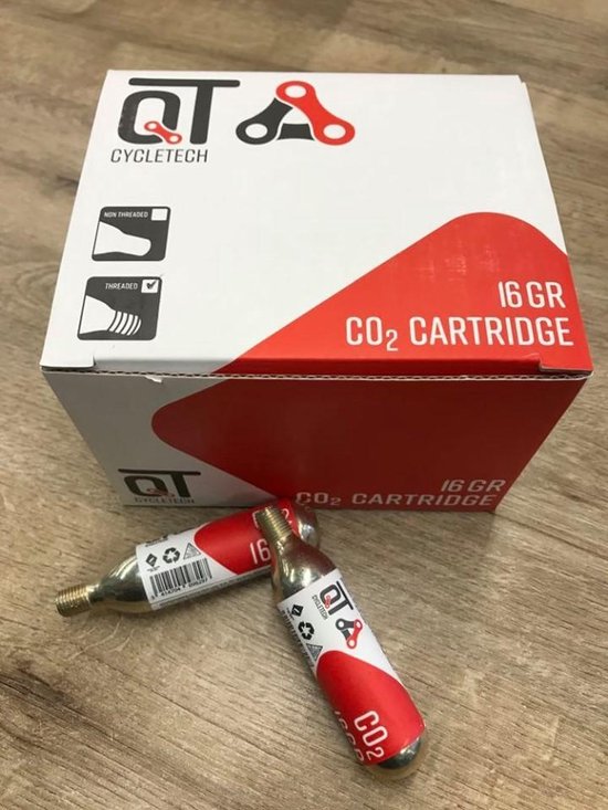 Cycle Tech CO2 16 gram met draad doos 30 st